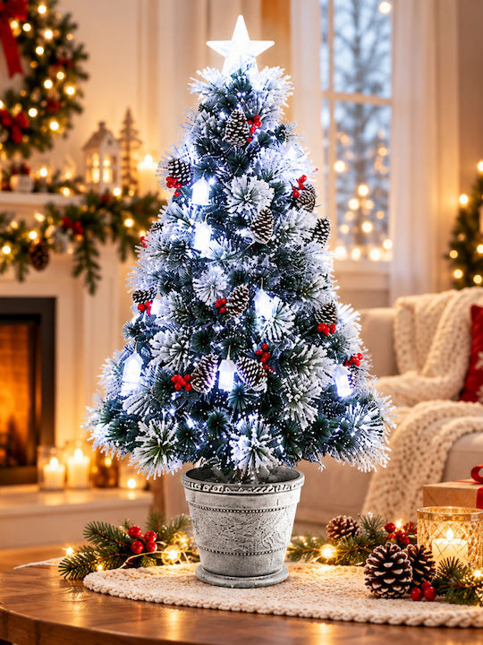 Christmas Tree 90cm with Optical Fiber Lighting