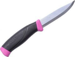 Morakniv Companion Knife Black with Blade made of Steel in Sheath