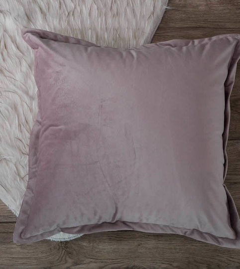 Teoran Μαξιλάρα Velvet 12 Purple 65x65εκ.