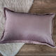 Teoran Sofa-Kissen Velvet 12 Purple 30x50cm.