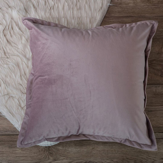 Teoran Μαξιλάρι Καναπέ Velvet 12 Purple 45x45εκ.