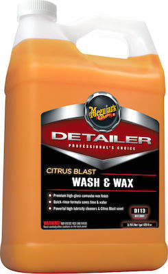 Meguiar's Shampoo Cleaning for Body Citrus Blast Wash & Wax 3.79lt D11301