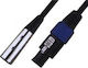 Cable XLR male - Speakon male 5m (XC0080 LZ)