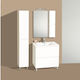 Pro Bagno Oimă 910A Blat cu Lavoar & Oglindă cu lumină L75xW46xH83cm Alb