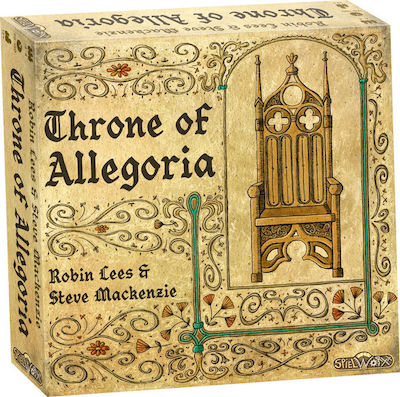 Spielworxx Board Game Throne of Allegoria for 2-4 Players 12+ Years 30085 (EN)