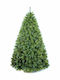 Mixed Carolina Christmas Green Tree with Metallic Base and Built in Branches H180cm