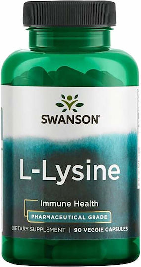 Swanson L-Lysine 500mg 90 Kräuterkapseln