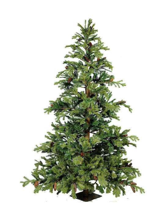 Echometrom Christmas Green Tree with Trunk Base H240cm