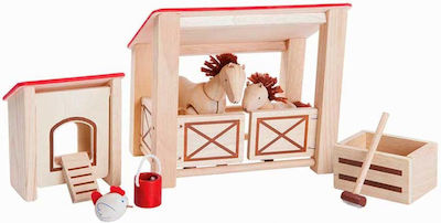 Plan Toys Miniatur-Spielzeug Stable für 3+ Jahre