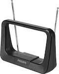 Philips SDV1226 Indoor TV Antenna (with power supply) Black Connection via Coaxial Cable