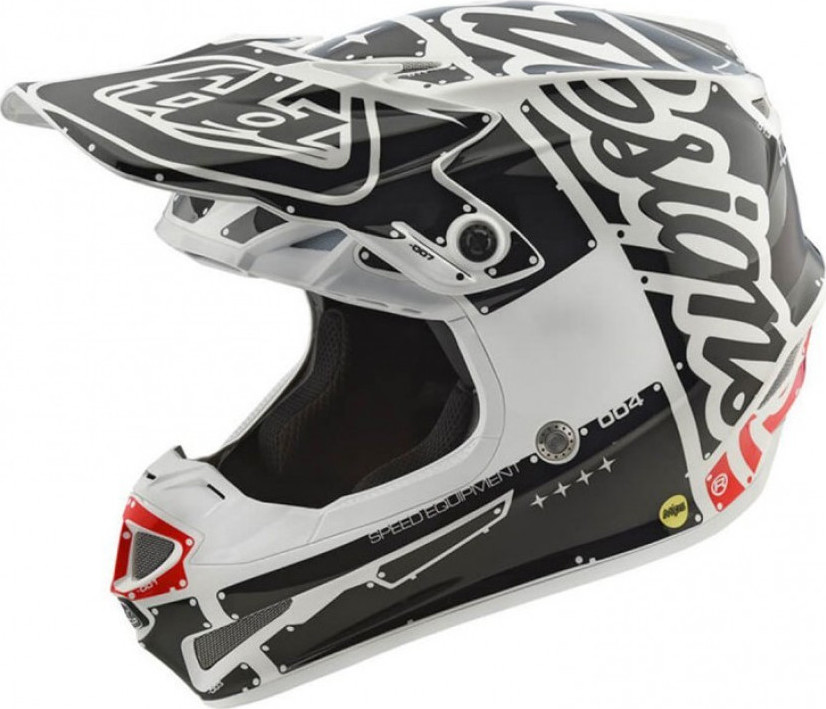 Troy Lee Designs SE4 Polyacrylite Factory White Skroutz gr