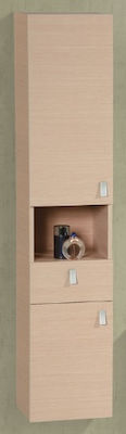 Pro Bagno 636Κ Badezimmersäule Wandhängeschrank H30xB28xH145cm Pro Bagno 636Κ Badezimmersäule Wandhängeschrank H30xB28xH145cm