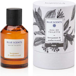 Blue Scents Bergamotte & Amberwood Eau de Toilette 100ml Blue Scents Bergamotte & Amberwood Eau de Toilette 100ml