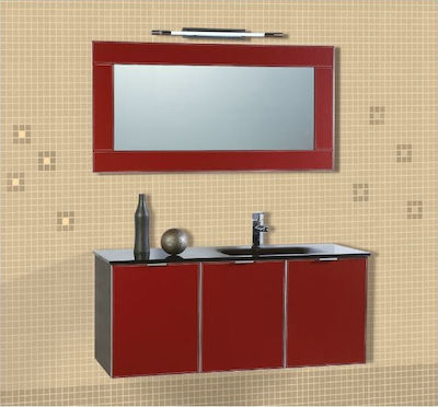 Pro Bagno Άρτεμις Σετ Μπάνιου με Νιπτήρα και Καθρέπτη Πάγκος με Νιπτήρα & Καθρέπτη L120xD48xH52cm Pro Bagno Άρτεμις Σετ Μπάνιου με Νιπτήρα και Καθρέπτη Πάγκος με Νιπτήρα & Καθρέπτη L120xD48xH52cm