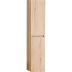 Pro Bagno 942K Wall Hung Cabinet Bathroom Column Cabinet L30xD28xH145cm Beige