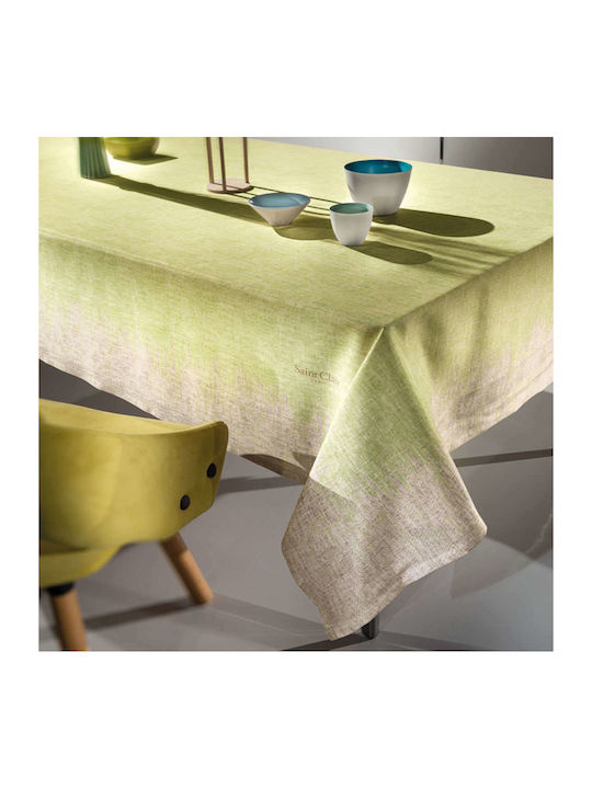 Saint Clair 1021 Tablecloth Lime Beige 145x180cm