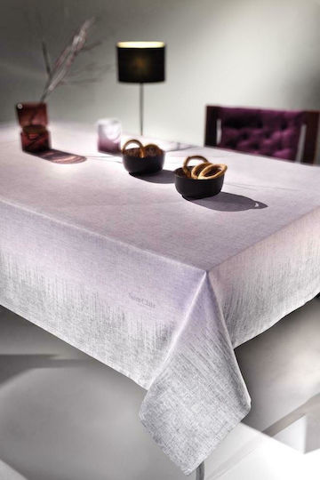Saint Clair Tablecloth Stain Resistant 1021 Lilac Silver 145x220cm
