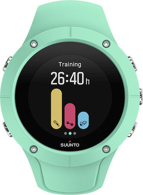 Suunto Spartan Trainer Wrist HR 46mm Αδιάβροχο Smartwatch με Παλμογράφο (Ocean)