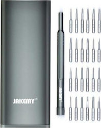 Jakemy Κατσαβίδι με 48 Μαγνητικές Εναλλασσόμενες Μύτες JM-8169