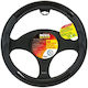 Lampa Car Steering Wheel Cover Nova with Diameter 37-39cm Synthetic Black
