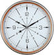 Zaros Wall Clock Wooden Copper Ø40cm