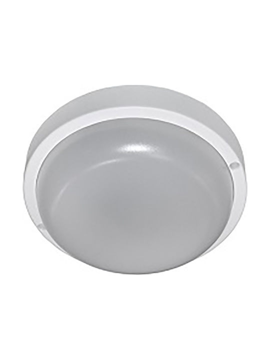 Adeleq Modern Metal Ceiling Light with Integrated LED 17pcs White