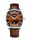 Curren Herrenuhr 45mm Batterie mit Lederarmband Brown