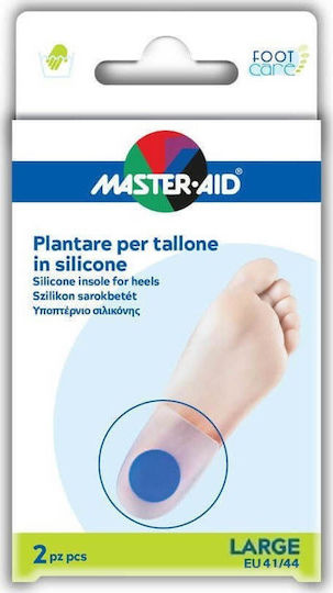 Master Aid Anatomic Insoles Silicone Heel Insoles for Heels 2 Pieces