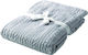 Morven Blanket Cot Mimos G84 Velvet Gray 110x140cm