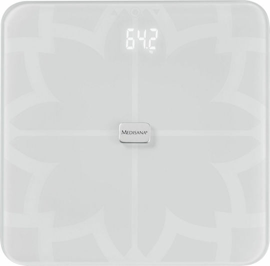 Medisana BS 450 Connect Digital Badezimmerwaage mit Körperfettmessung in Weiß Farbe