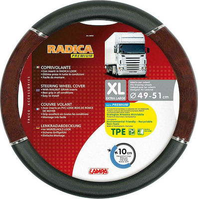 Lampa Car Steering Wheel Cover Radica with Diameter 49-51cm Synthetic Multicolour L9876.3>9856.3