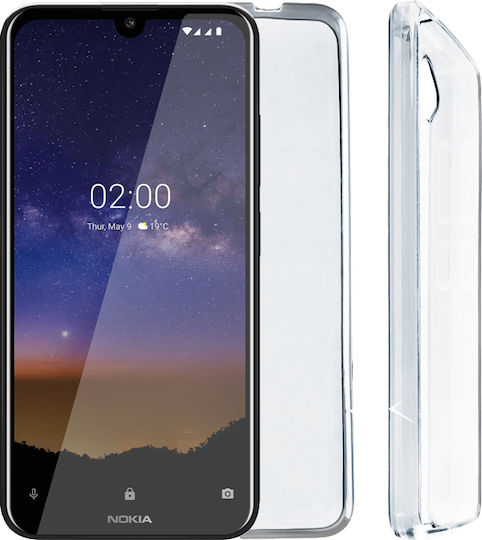 Volte-Tel Slimcolor Air Back Cover Silicon Transparent (Nokia 2.2)