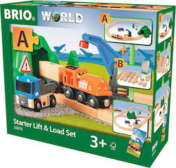 Brio Toys Starter Lift Load Set mit Zug aus Holz für 3++ Jahre