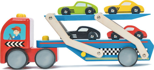 Le Toy Van Lastwagen / Lieferwagen Autotransport Set mit Truck