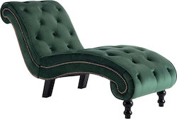 Vintage Ανάκλιντρο Chesterfield Βελούδινο Πράσινο Μ145xΠ52xΥ77εκ. Vintage Ανάκλιντρο Chesterfield Βελούδινο Πράσινο Μ145xΠ52xΥ77εκ.