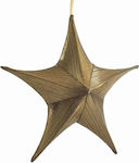 Eurolamp Fabric Christmas Decorative Pendant Star 38x28x40cm Brown