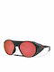 Oakley Clifden Мъжки Слънчеви очила с Черен Рамка и Червен Огледална Леща OO9440-03