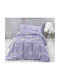 Rythmos Wooly Set Kids Duvet Cover Single with Pillowcase Cotton PInk 160x250cm