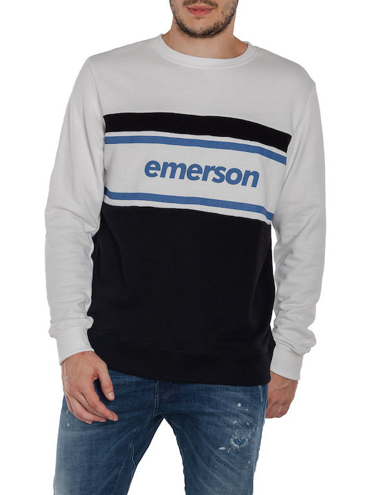 Emerson Herren Sweatshirt White / Black