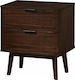 Vinstre Wooden Bedside Table 50x40x58cm