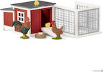 Schleich-S Miniature Toy Chicken Coop