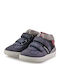 Biomecanics Kinder-Sneaker Hoch Anatomisch mit Klettverschluss Blau