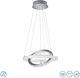 Trio Lighting RL Chalet Μοντέρνο Κρεμαστό Φωτιστικό με Ενσωματωμένο LED σε Ασημί Χρώμα