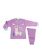 Nina Club Kids Nightwear Winter Purple Lama