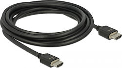 DeLock HDMI 2.1 Kabel HDMI-Stecker - HDMI-Stecker 3m Schwarz