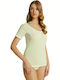 Palco 4/502 Women's Short Sleeve Woolen T-Shirt Beige