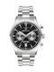 Gant Spencer Ανδρικό Ρολόι 43.5mm Μπαταρίας με Ασημί Μεταλλικό Μπρασελέ