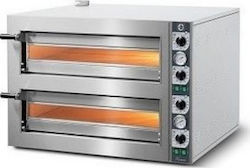 Cuppone Tiziano TZ 430/2M Ηλεκτρικός Φούρνος Πίτσας με Πυρότουβλα 9.2kW 90x76x69cm