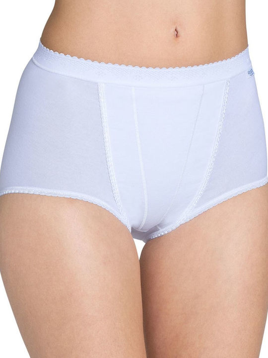Sloggi Control Maxi Talie înaltă Femeie Boxer Alb