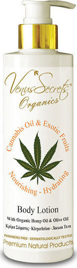 Venus Secrets Cannabis Oil & Exotic Fruits Ενυδατική Lotion Σώματος για Πολύ Ξηρές Επιδερμίδες 250ml